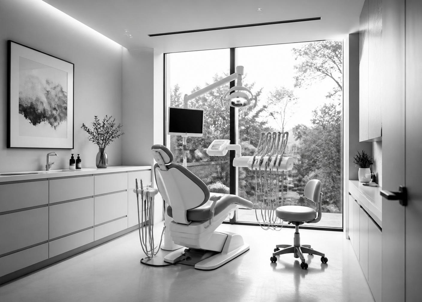 Modern luxury dental treatment room